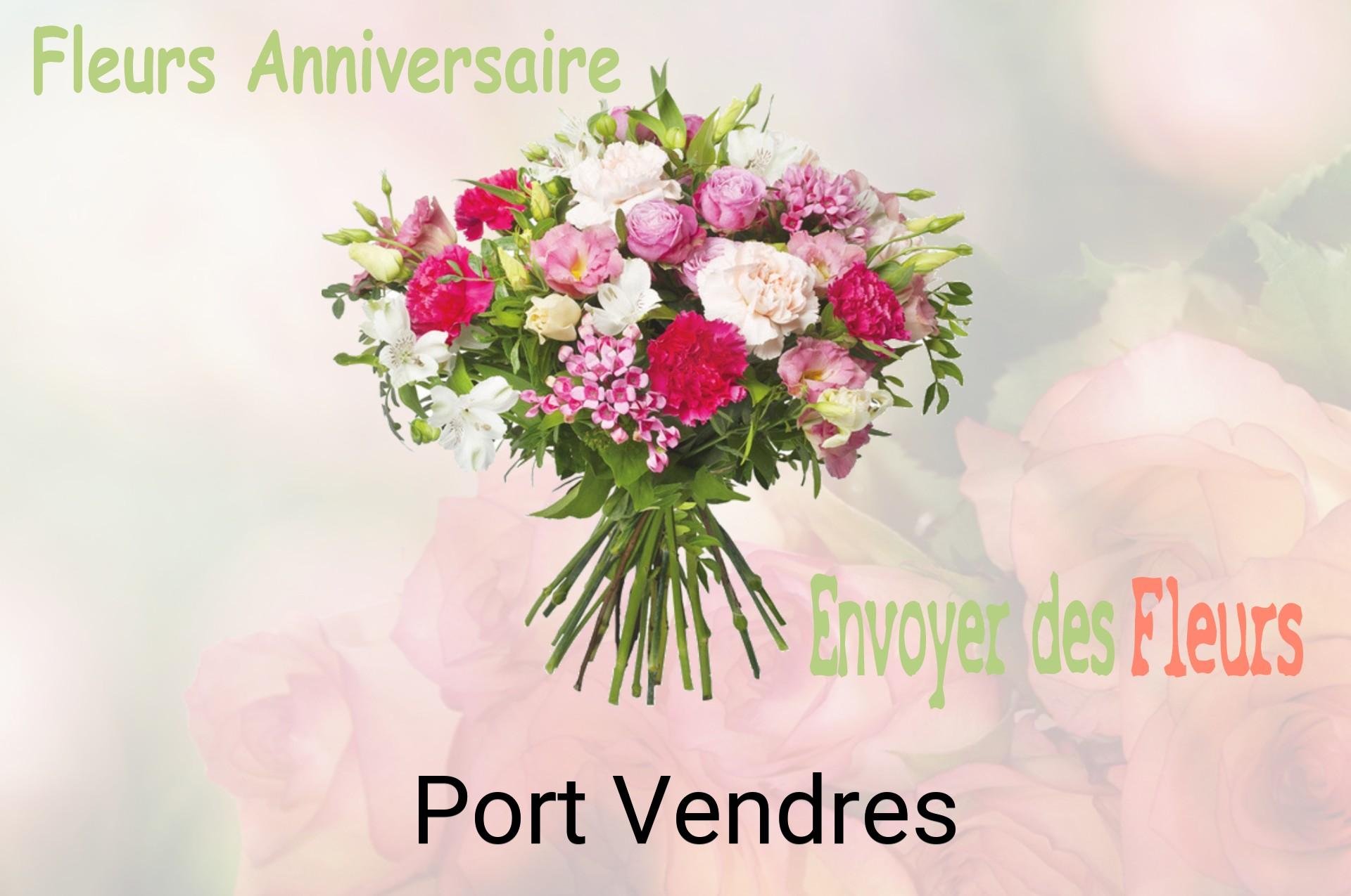 Bouquet de fleurs d’anniversaire livré à Port-Vendres